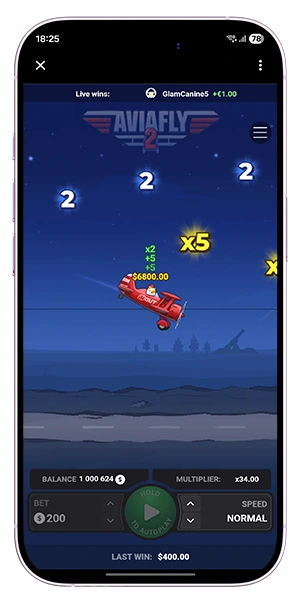 Démo Avia Fly 2 — Jeu